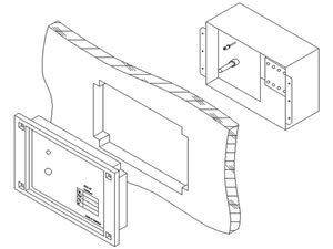 Einbau EB-C Schaltergehäuse Einbau EB-C Schaltergehäuse